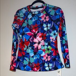 BRAND NEW w/Tags Women’s long sleeve Rash Guard - Medium